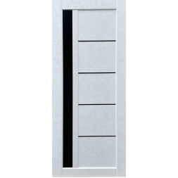 Grand Бетон белый, с черным стеклом