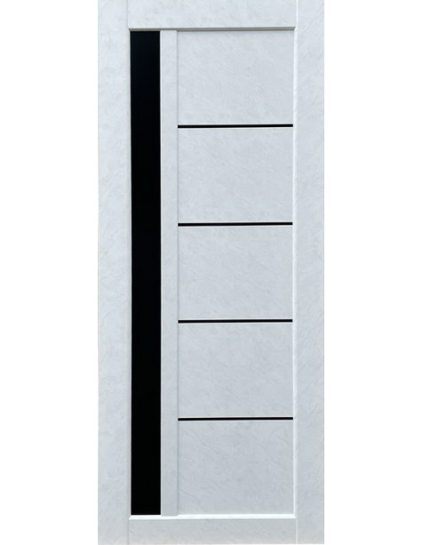 Grand Бетон белый, с черным стеклом