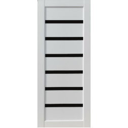 Bristol Белый мат, с черным стеклом