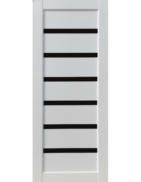 Bristol Белый мат, с черным стеклом Bristol Белый мат, с черным стеклом