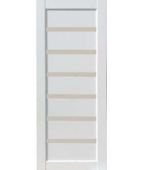 Bristol Белый мат, со стеклом сатин