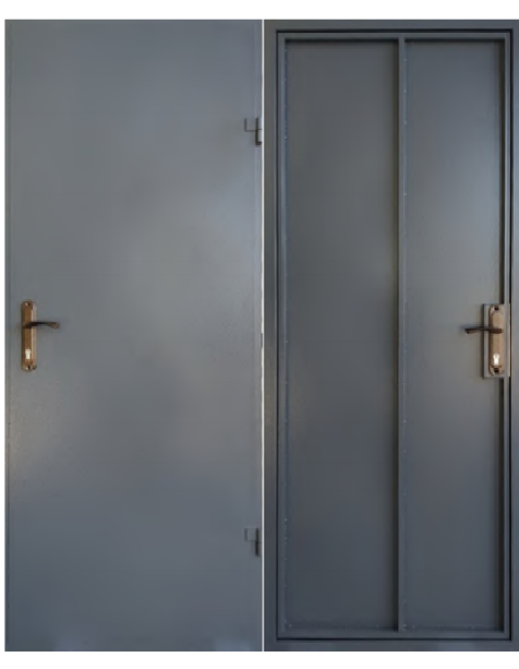 Дверь "ТЕХНИЧЕСКАЯ" 1 лист металла