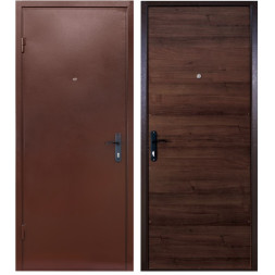 Медведь М-3 шагрень RAL 8019/ ДСП Орех темный