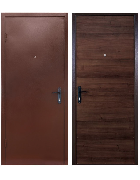 Медведь М-3 шагрень RAL 8019/ ДСП Орех темный