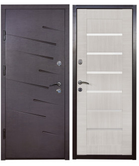 Медведь METEOR (Метеор) Вид снаружи: венге темный горизонт Медведь METEOR (Метеор) Вид внутри:лиственница белый горизонт