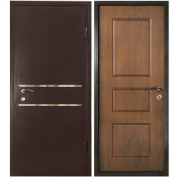 Медведь STREET (Стрит) Шагрень  Ral 8019 + молдинг /дуб темный